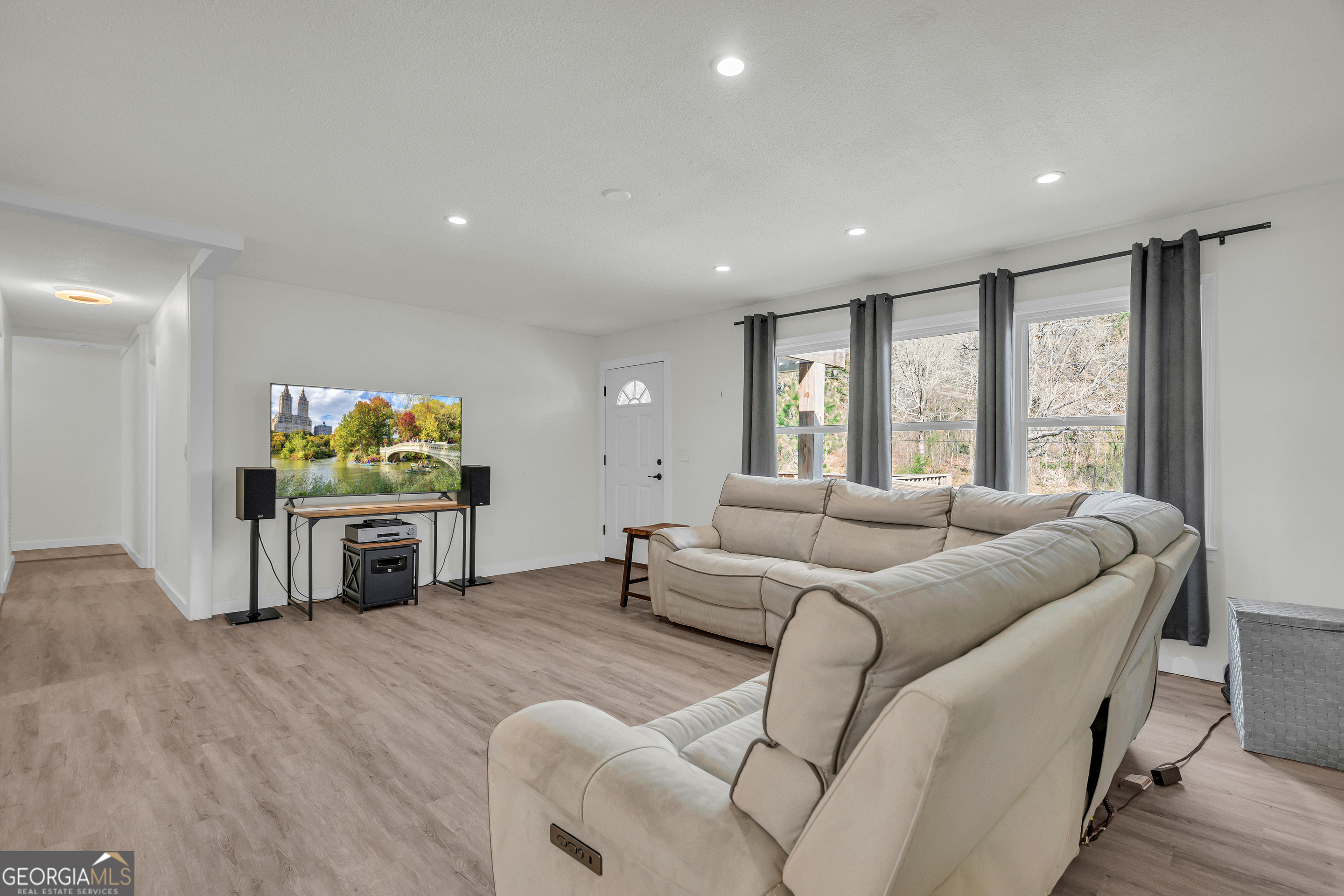156 White Pine Road Toccoa, GA 30577 - Photo 9 of 57 a living room with furniture and a large window