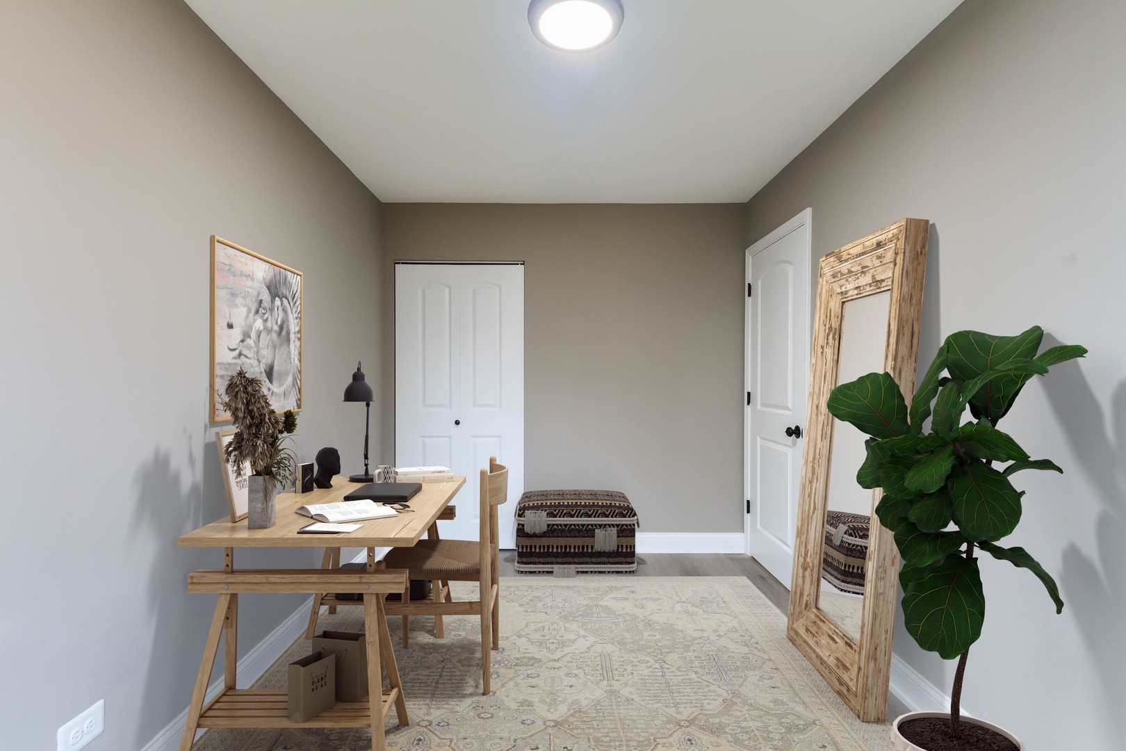 10002 South Normal Avenue Chicago, IL 60628 - Photo 6 of 29 a view of a workspace with furniture