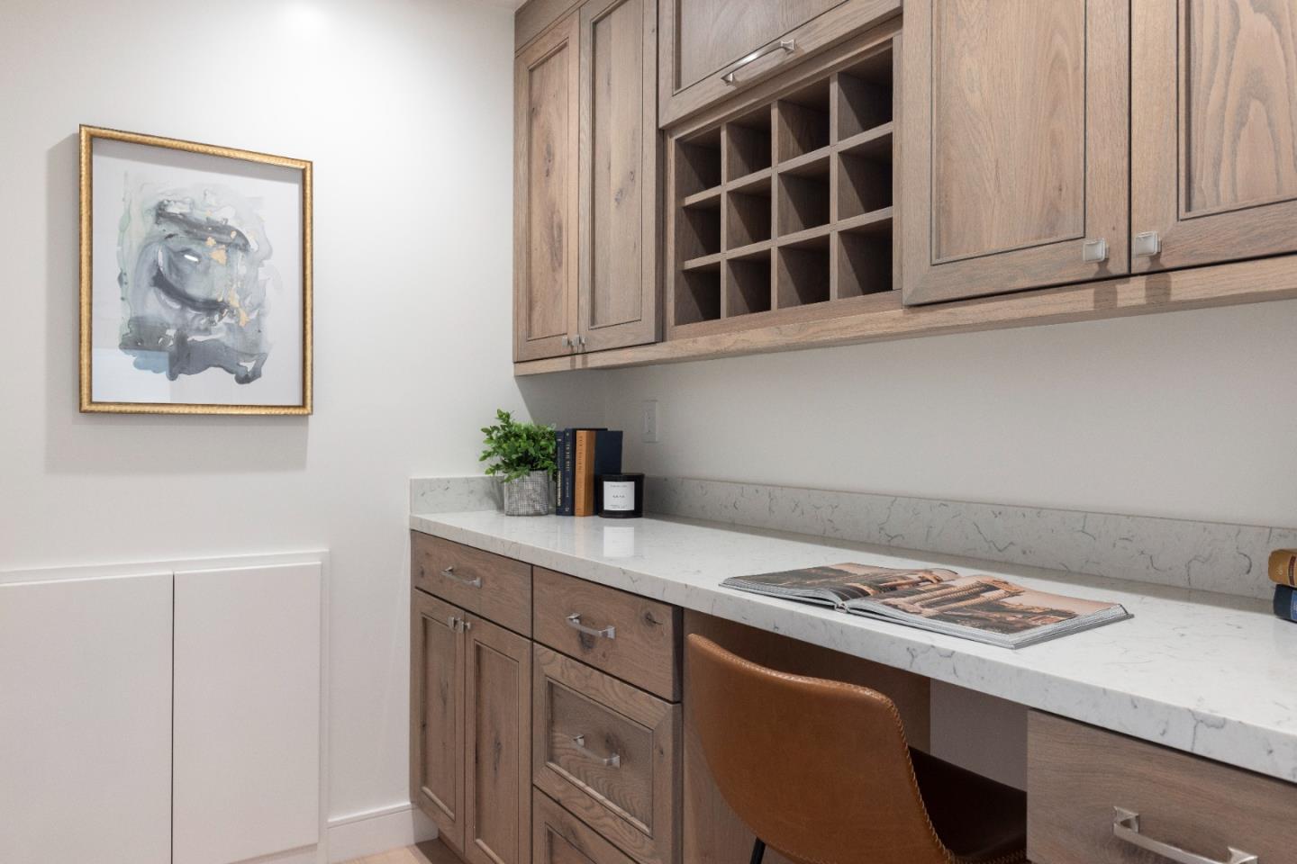2765 Ribera Road Carmel, CA 93923 - Photo 17 of 37 a view of cabinets a sink and a stove in a kitchen