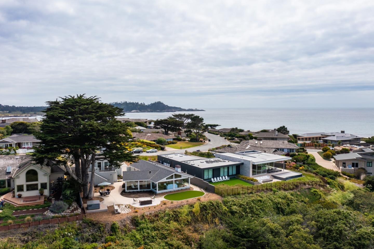 2765 Ribera Road Carmel, CA 93923 - Photo 31 of 37 an aerial view of residential houses with outdoor space