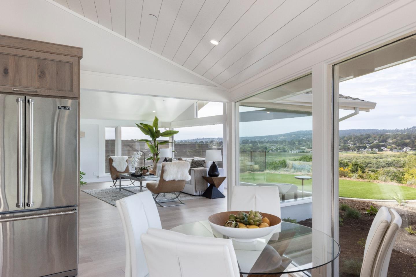 2765 Ribera Road Carmel, CA 93923 - Photo 9 of 37 a living room with furniture and a floor to ceiling window