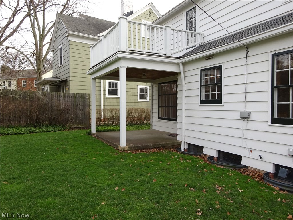 2927 Weymouth Road Cleveland, OH 44120 - Photo 28 of 29 Rear of the house, showing the porch.