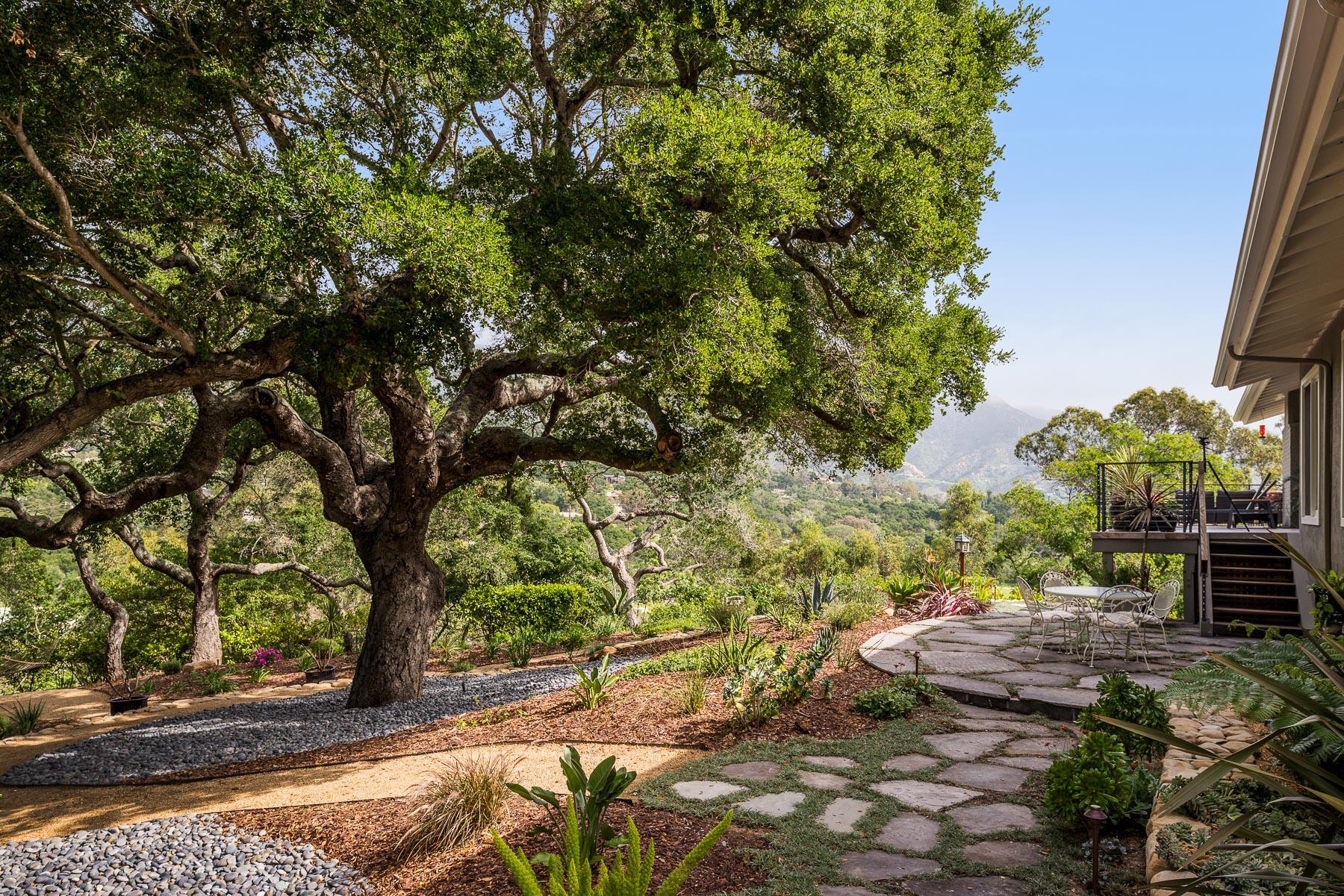 1702 Hillcrest Road Santa Barbara, CA 93103 - Photo 15 of 27 a view of outdoor space and garden