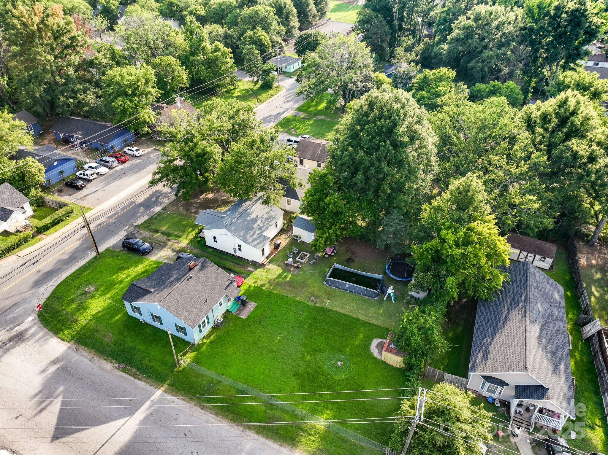 206 Friedheim Road Rock Hill, SC 29730 - Photo 24 of 25 an aerial view of a house with garden space and street view