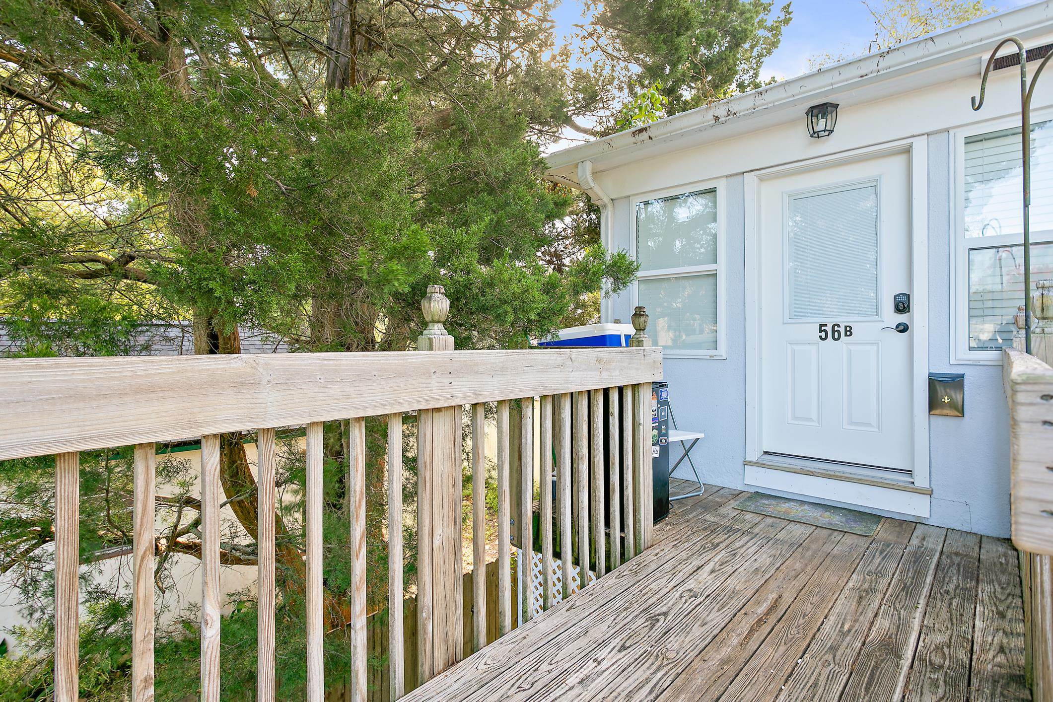 56 Grove Avenue St. Augustine, FL 32084 - Photo 27 of 48 a view of a wooden fence