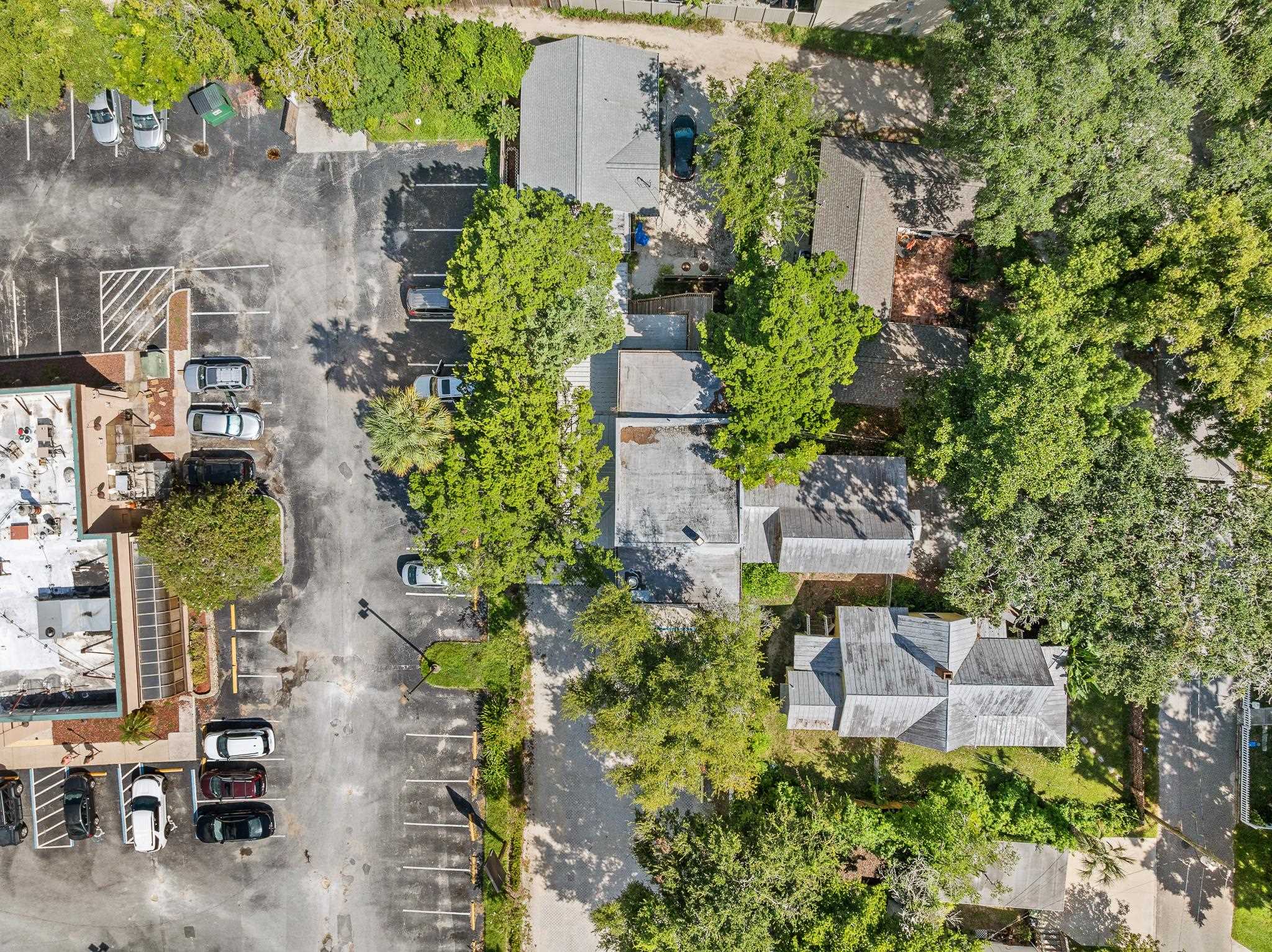 56 Grove Avenue St. Augustine, FL 32084 - Photo 40 of 48 an aerial view of a house with a yard and garden