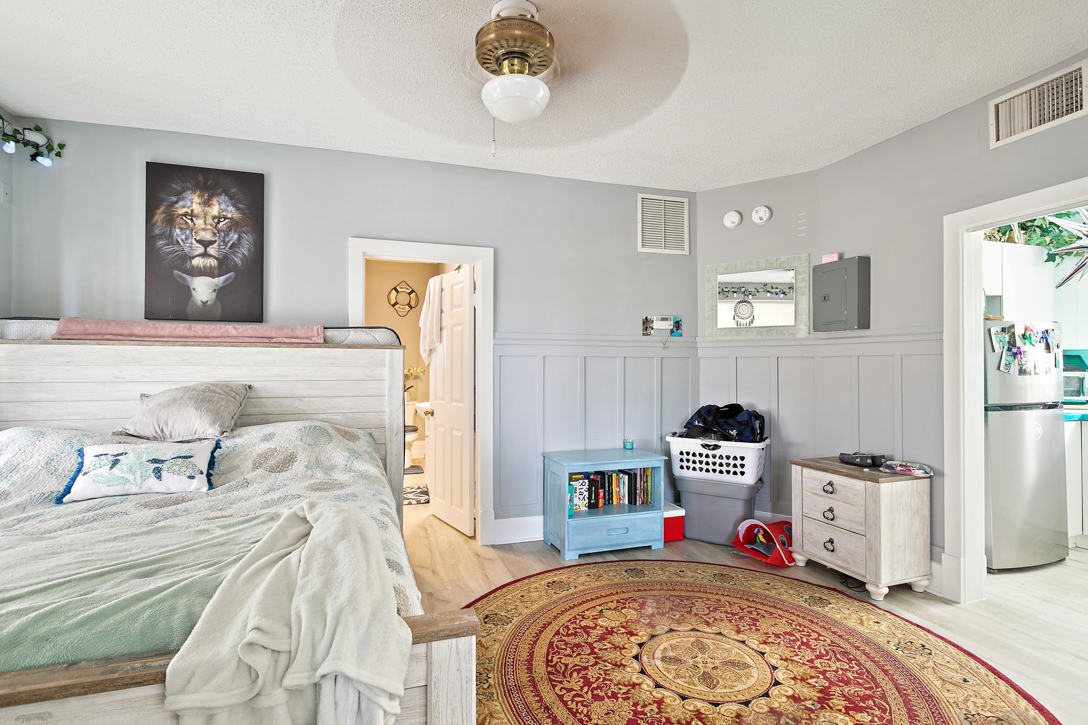 56 Grove Avenue St. Augustine, FL 32084 - Photo 10 of 48 a bedroom with a bed and closet