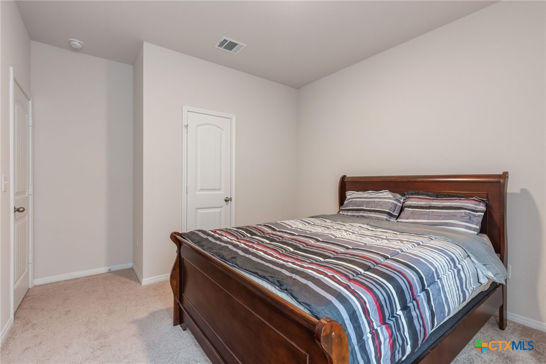 205 Charles Trail Georgetown, TX 78626 - Photo 20 of 38 a bedroom with a bed and a window