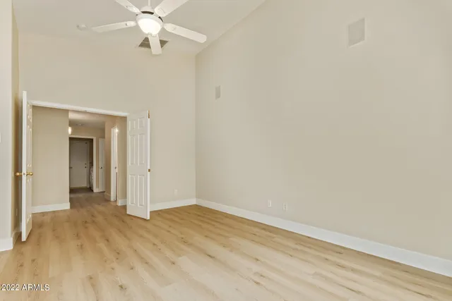 wooden floor in an empty room