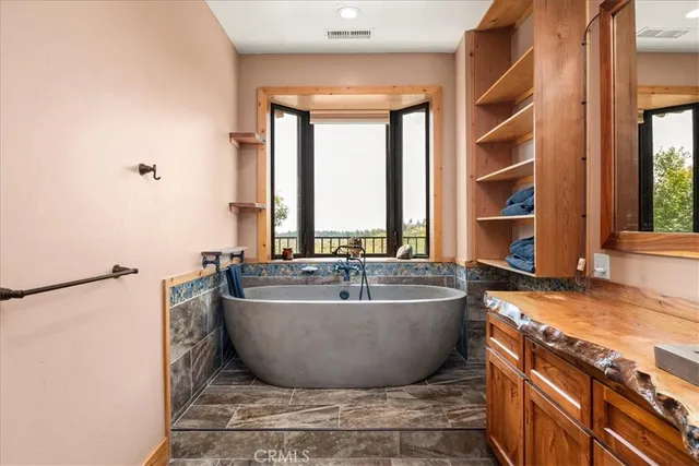 a view of city from a balcony