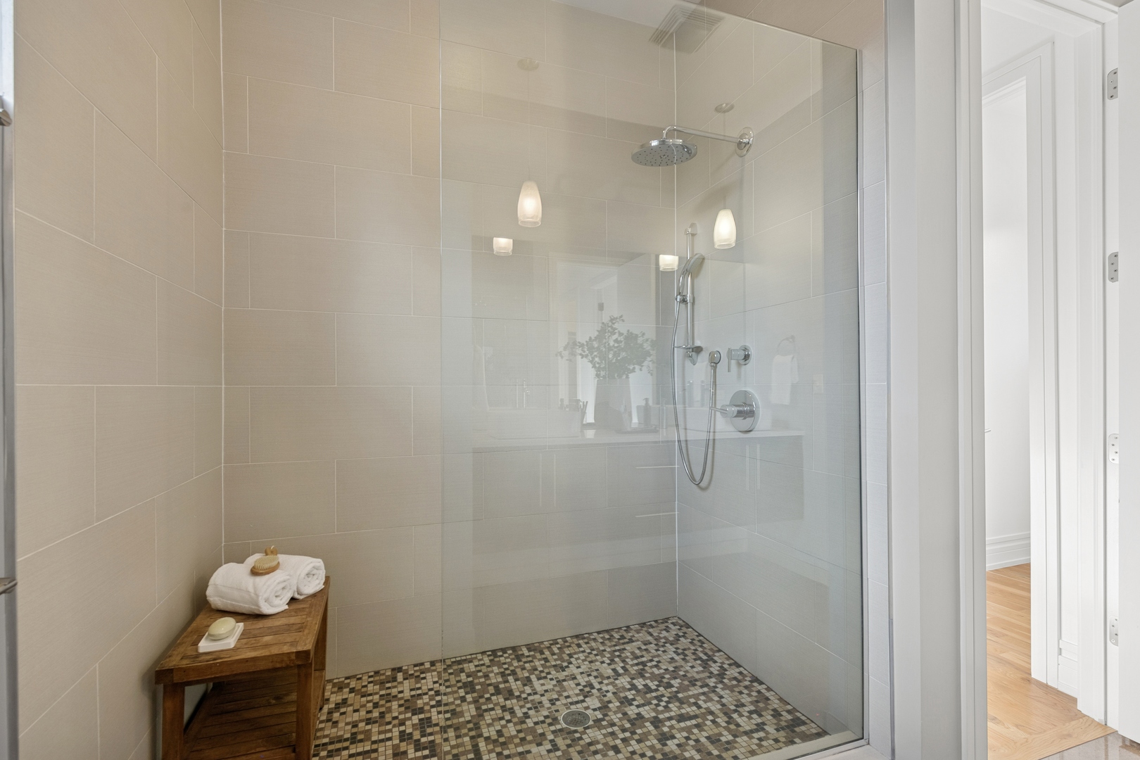 2113 West Huron Street Chicago, IL 60612 - Photo 30 of 49 a bathroom with a shower