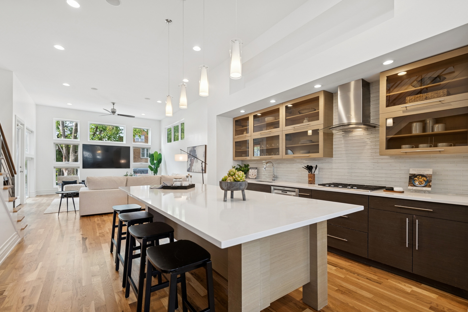 2113 West Huron Street Chicago, IL 60612 - Photo 10 of 49 a kitchen with stainless steel appliances granite countertop a sink and cabinets