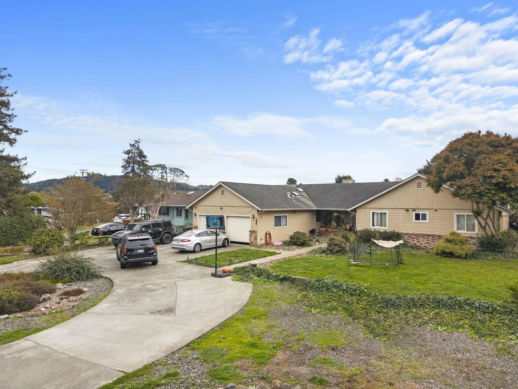 1297 Atterberry Lane Fortuna, CA 95540 - Photo 14 of 17 a front view of a house with a yard