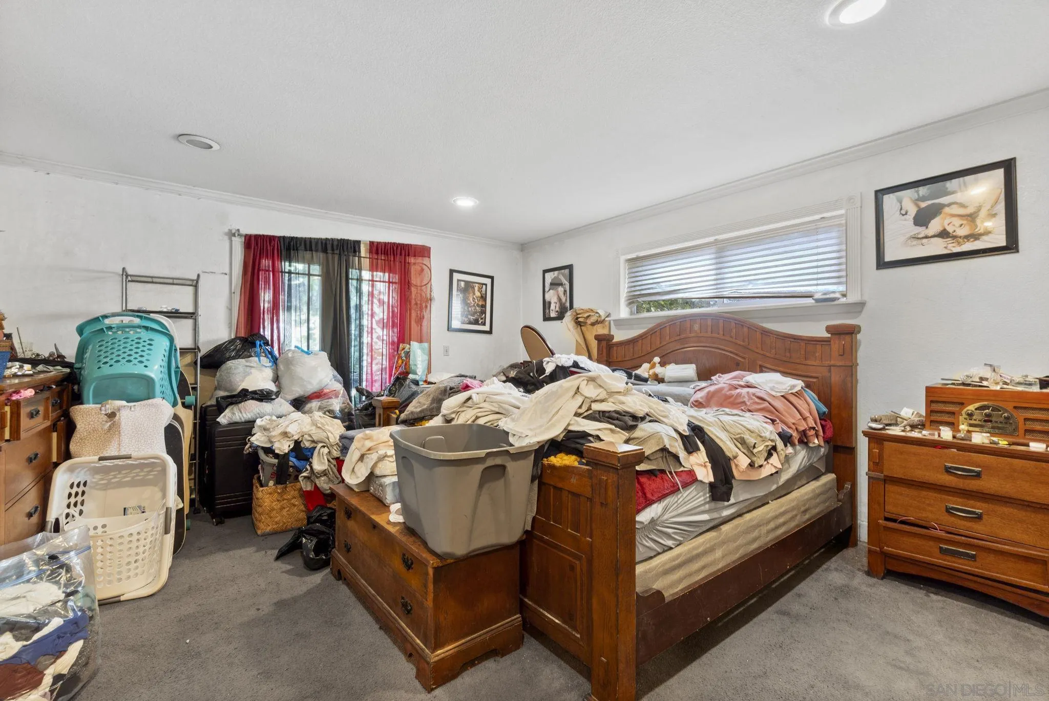 1297 Atterberry Lane Fortuna, CA 95540 - Photo 7 of 17 a bedroom with bed and a window