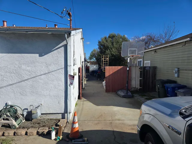 a view of outdoor space and deck