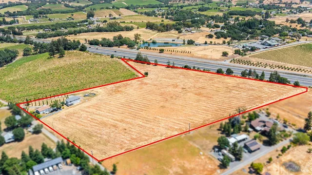 an outdoor view with patio