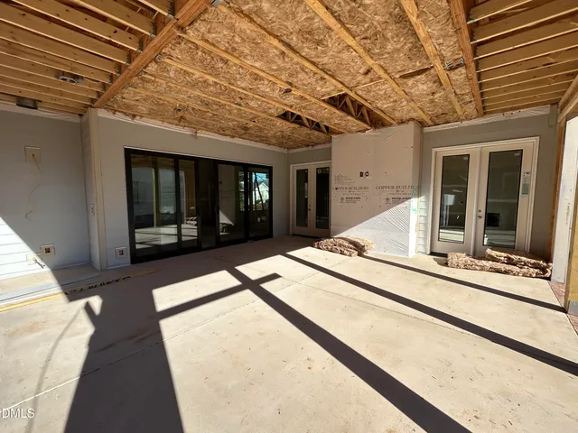 a view of a house with a large windows