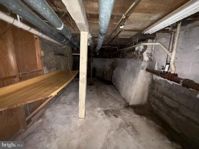 a view of storage and utility room