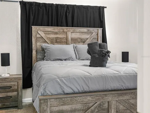 a house view with a backyard space