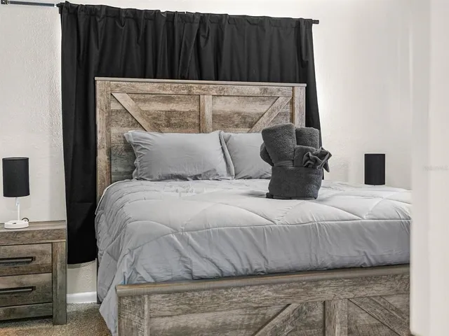 a house view with a backyard space