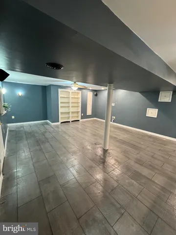 a room with gym equipment