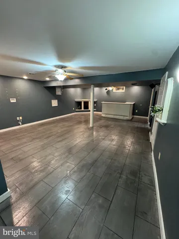 a bathroom with a double vanity sink and mirror