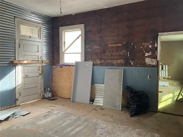 a view of storage and utility room