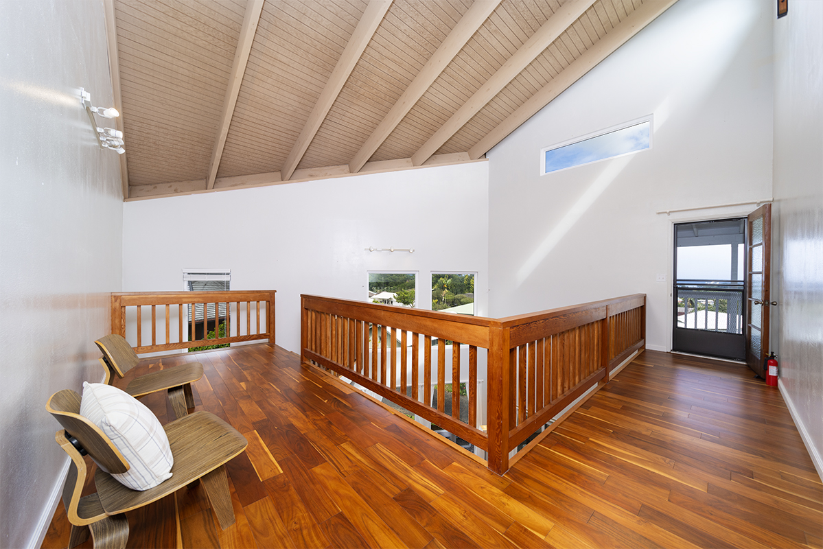 420 Huali Place Hilo, HI 96720 - Photo 17 of 30 a view of a porch with wooden floor