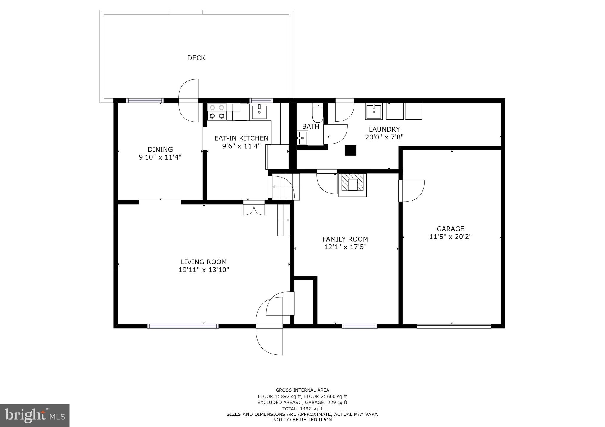 1214 Winstead Road Wilmington, DE 19803 - Photo 3 of 21 Main floor and lower level layout