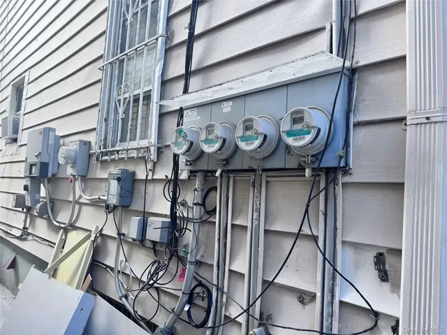 a view of a store room with racks on the wall