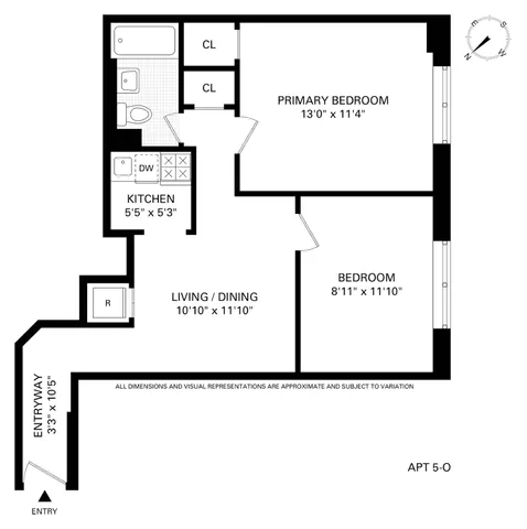 $495,000 | 229 East 29th Street, Unit 5O | Kips Bay
