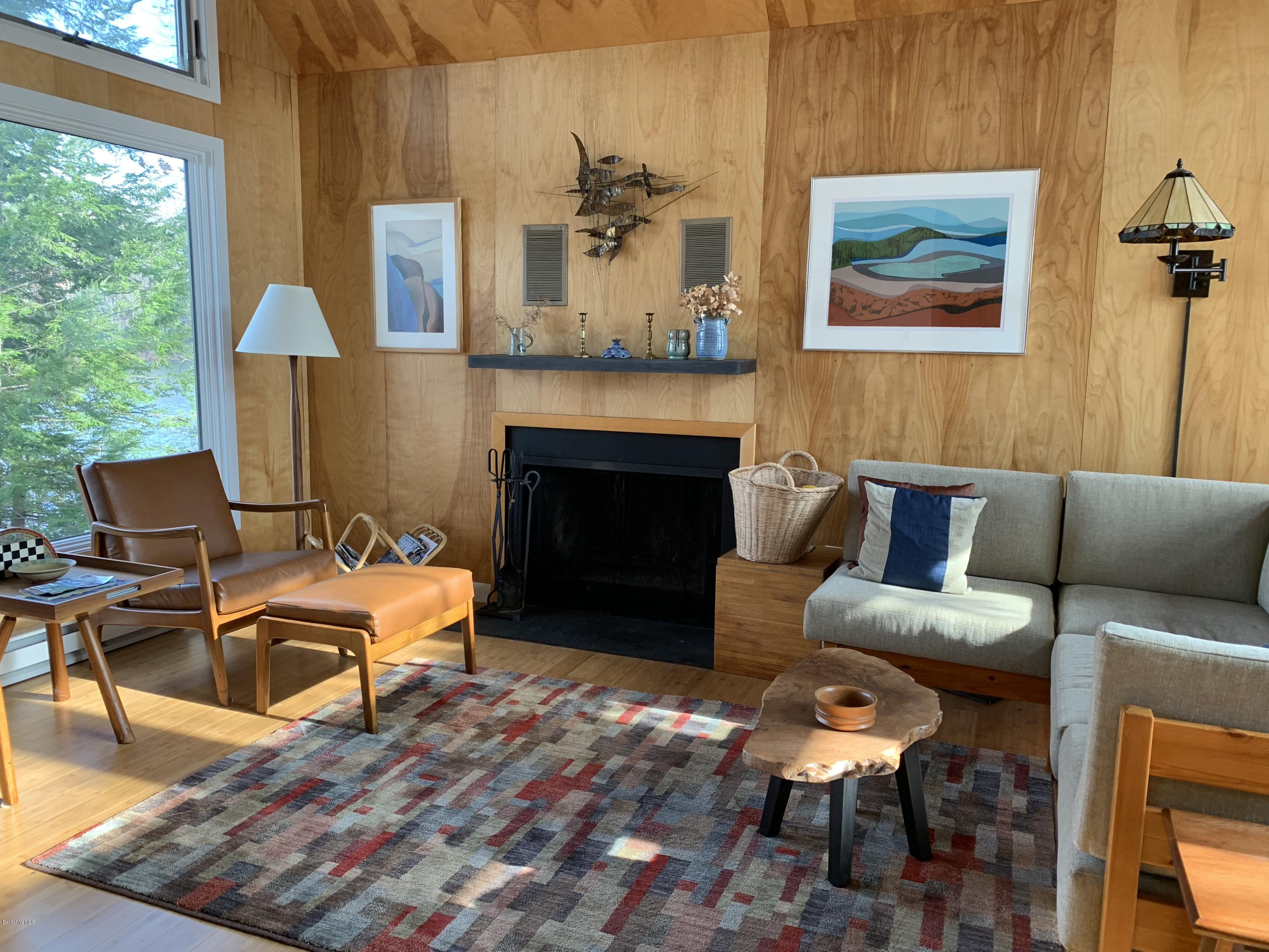 290 Bow Wow Road Sheffield, MA 01257 - Photo 11 of 41 open living room with fireplace