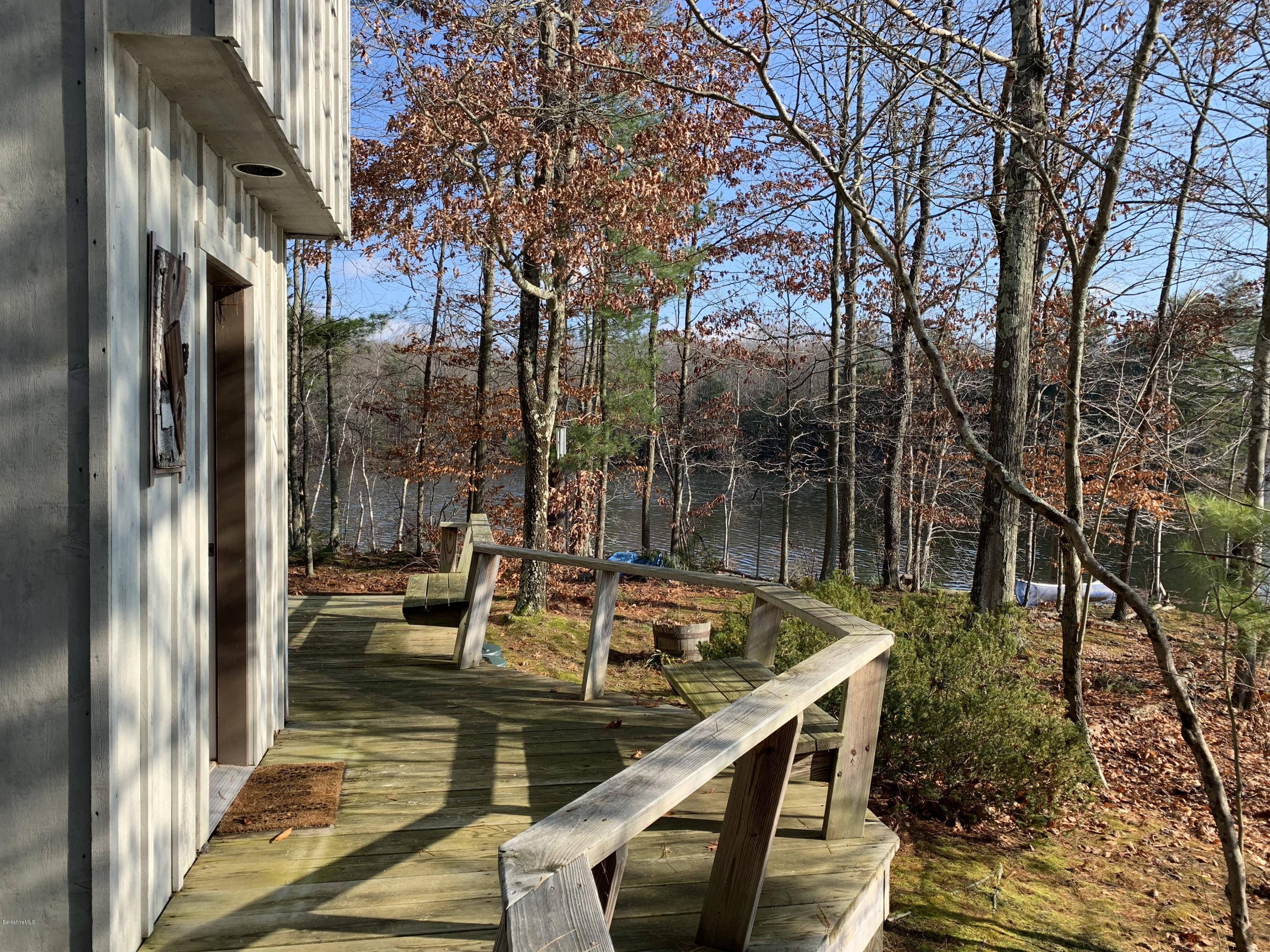 290 Bow Wow Road Sheffield, MA 01257 - Photo 4 of 41 step up onto the large deck