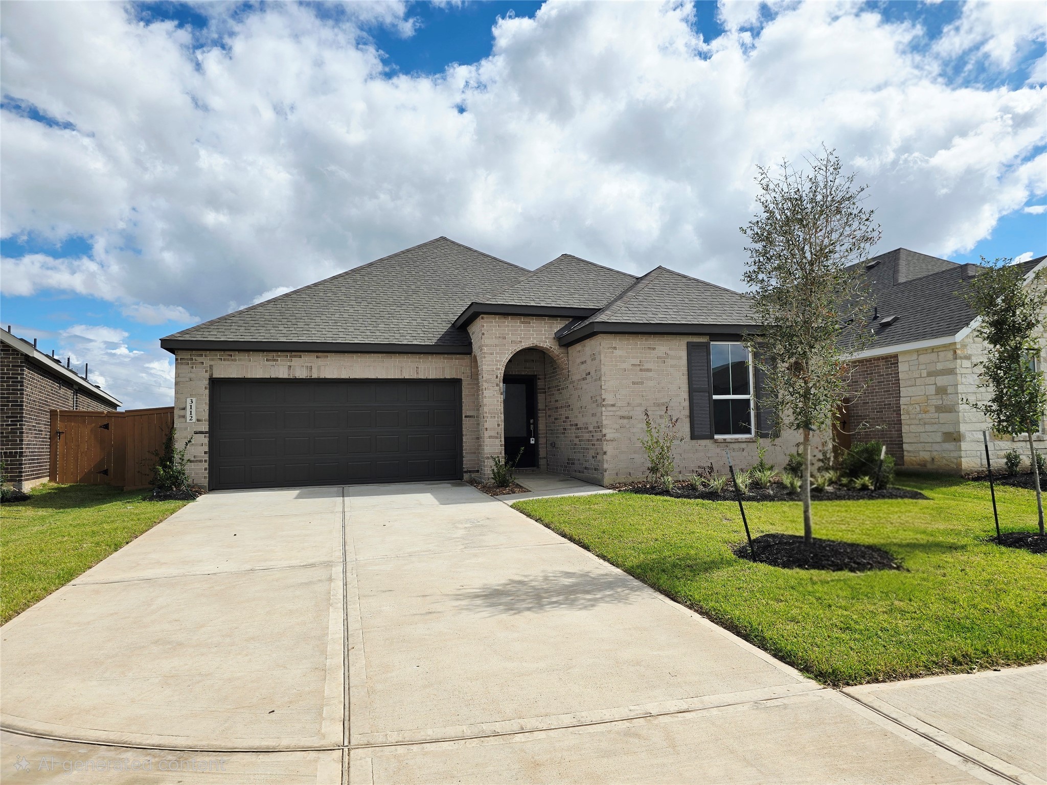 3112 Ruby Ridge Drive Katy, TX 77493 - Photo 1 of 24 a front view of a house with a yard and garage