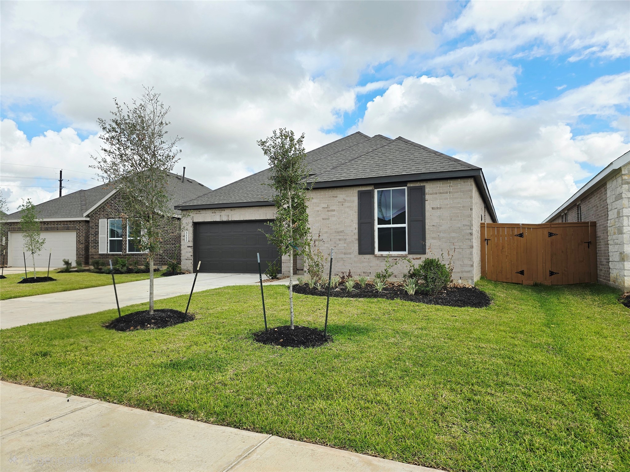 3112 Ruby Ridge Drive Katy, TX 77493 - Photo 2 of 24 a front view of house with a garden