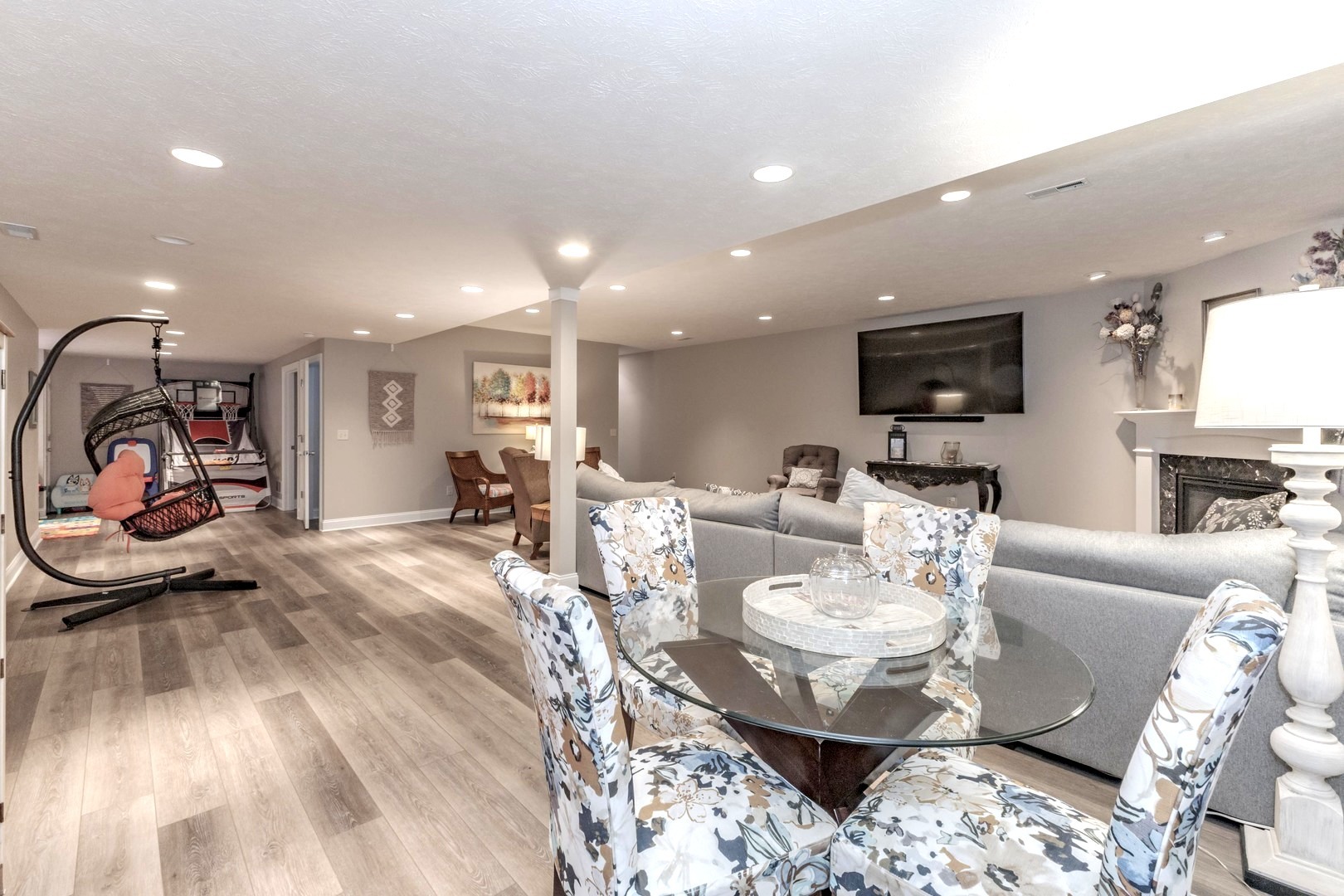 36 Lone Oak Court Bloomington, IL 61705 - Photo 41 of 63 a living room with furniture and a wooden floor