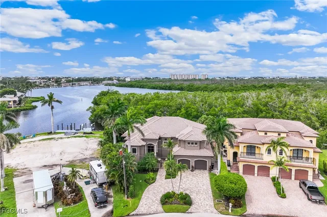 a view of a lake with a nearby beach