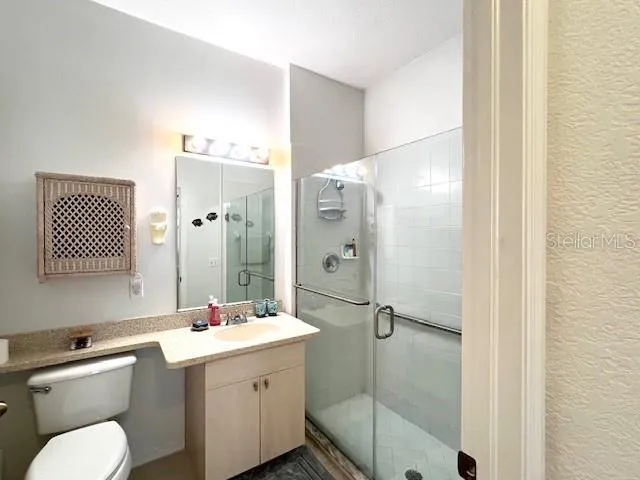 a bathroom with a sink toilet a shower and a mirror