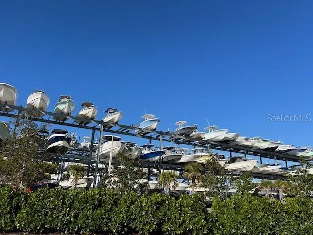 a view of a chairs and tables in patio