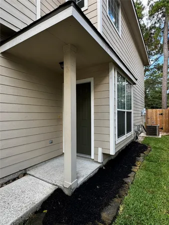 a view of a back yard of the house