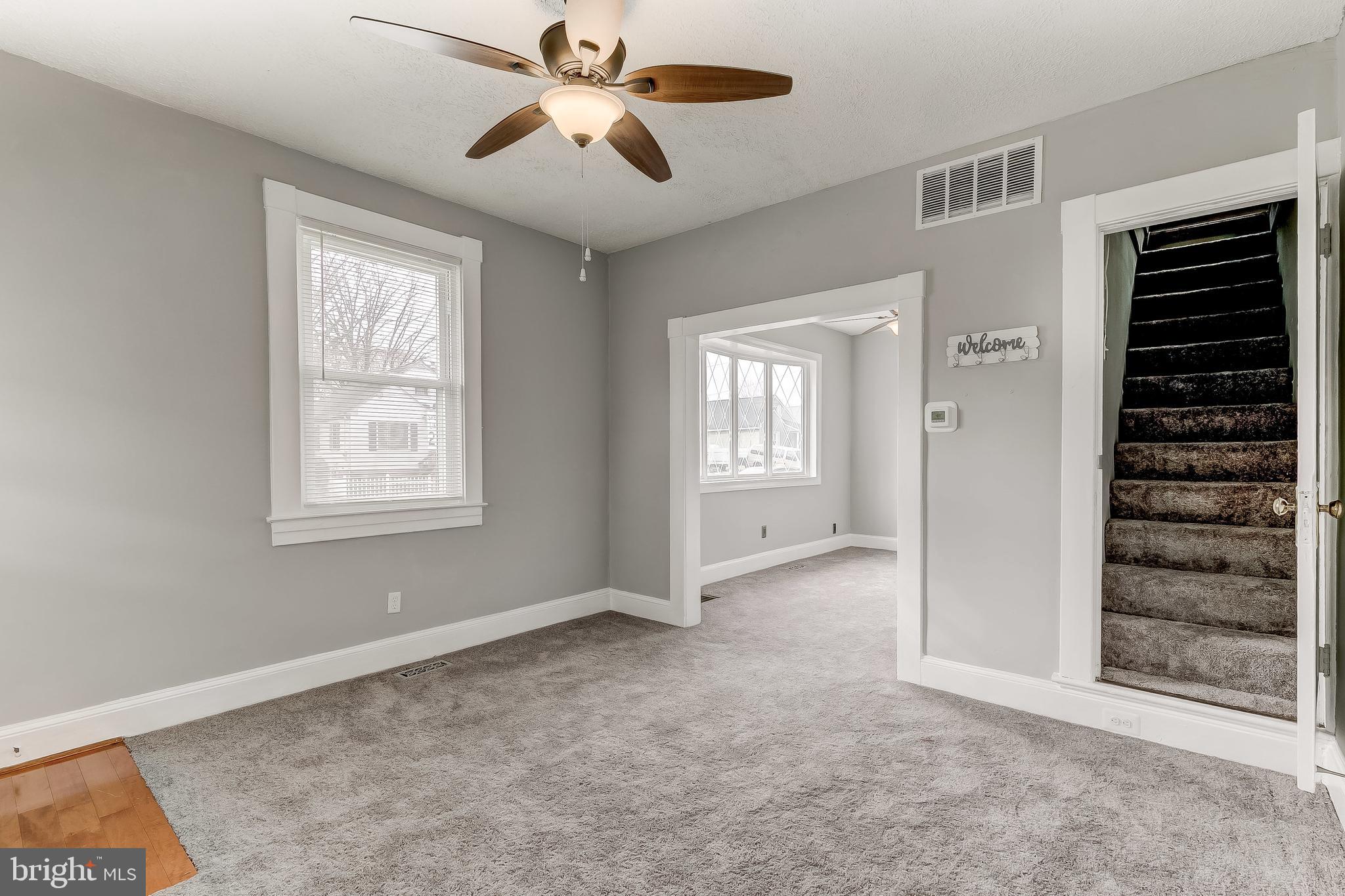 40 Hampton Road Linthicum, MD 21090 - Photo 10 of 44 Living Room and Attic Stairs