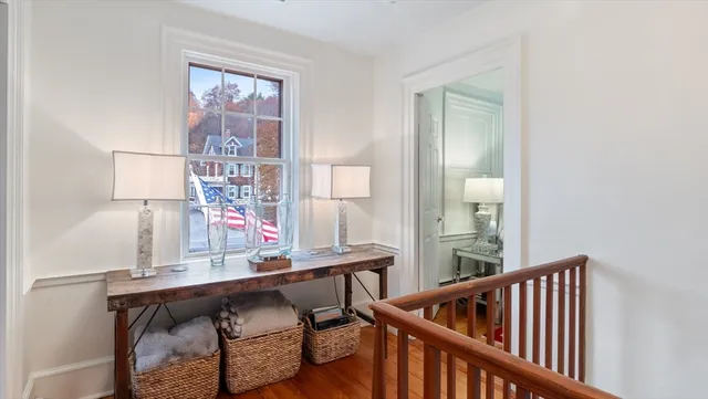 a room with furniture and a window