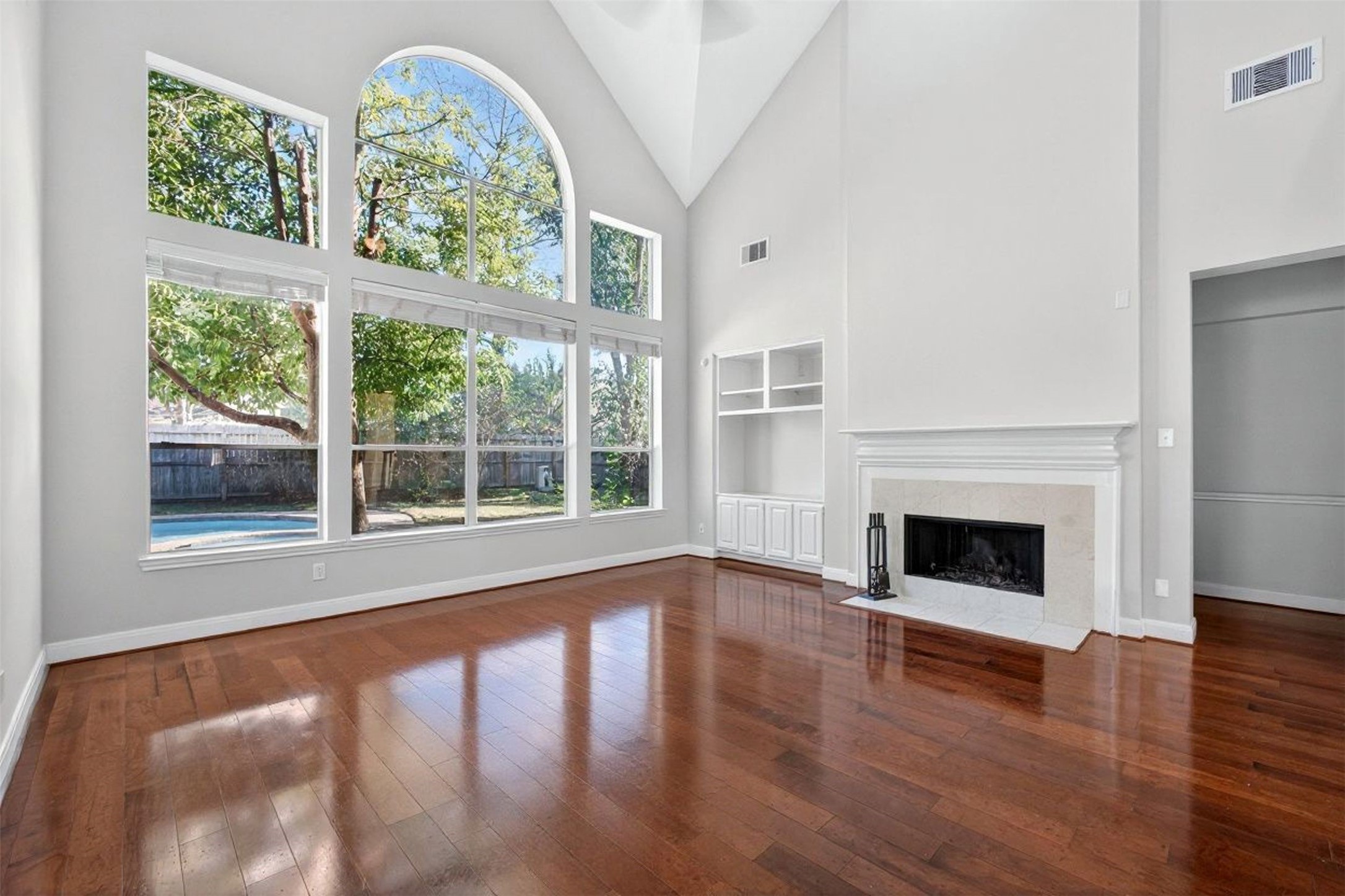 15614 Stable Brook Circle Cypress, TX 77429 - Photo 10 of 48 Living room with plenty of space for a large sectional. TV nook, or hook your huge TV up above the fireplace.