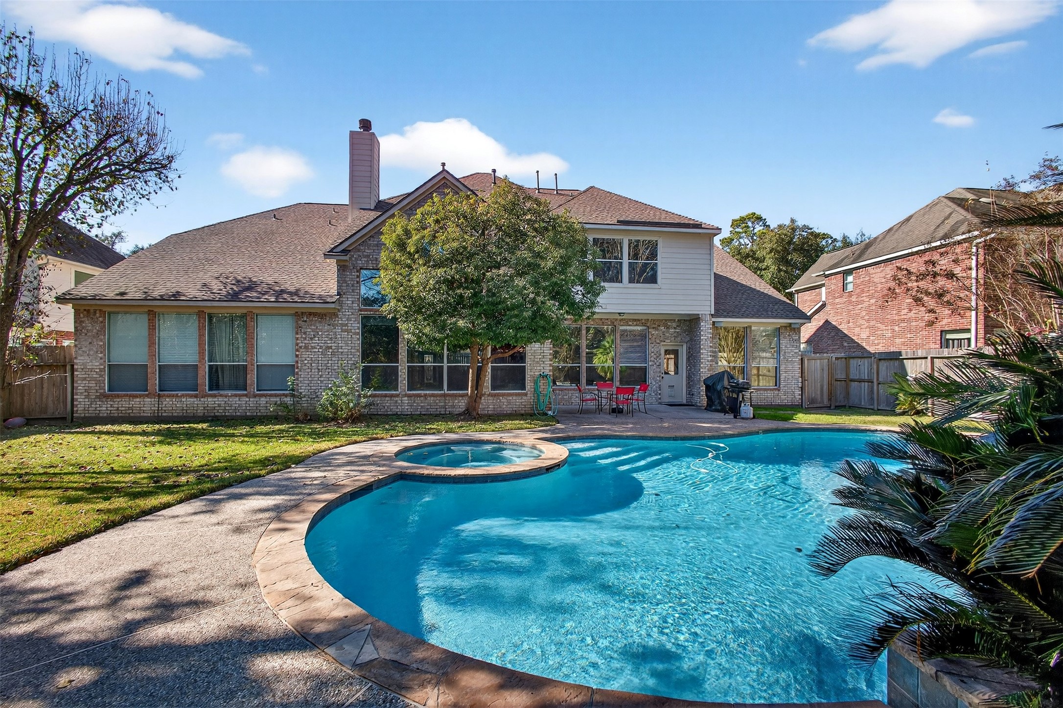 15614 Stable Brook Circle Cypress, TX 77429 - Photo 42 of 48 Beautiful backyard with a a 30k gallon heated pool.