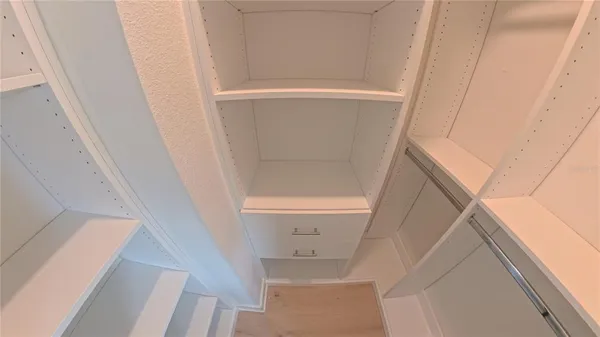 a view of walk in closet