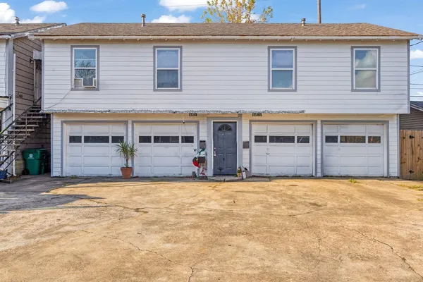 a view of a house with an outdoor space