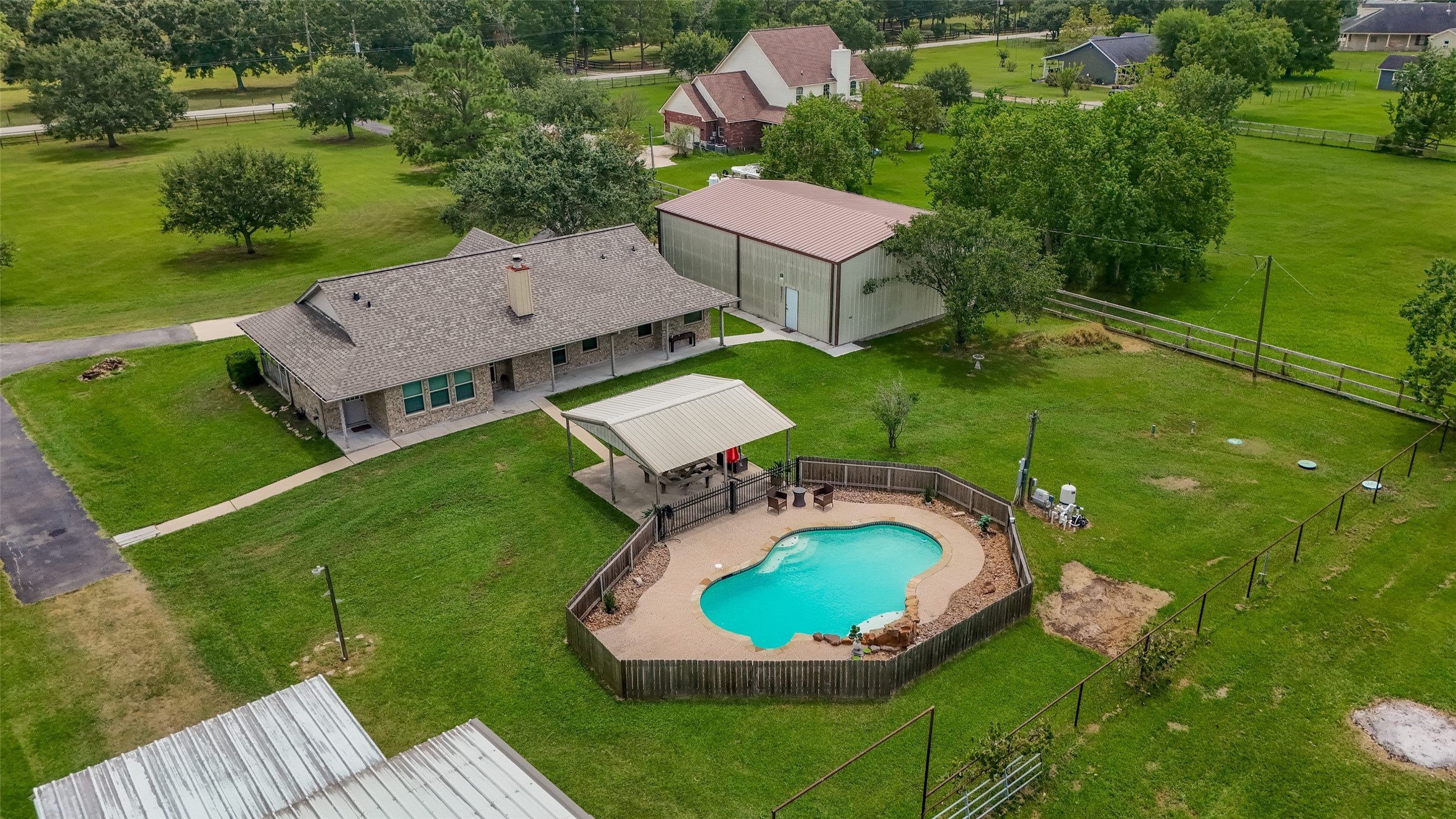 1030 Ginger Street Santa Fe, TX 77517 - Photo 1 of 50 an aerial view of a house with outdoor space
