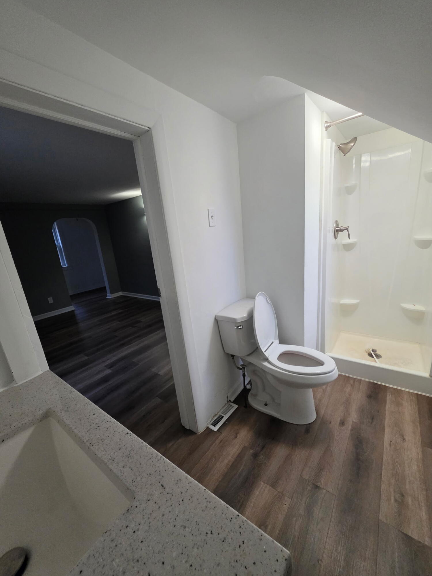 1033 Reder Road Griffith, IN 46319 - Photo 13 of 20 a bathroom with a toilet and a shower