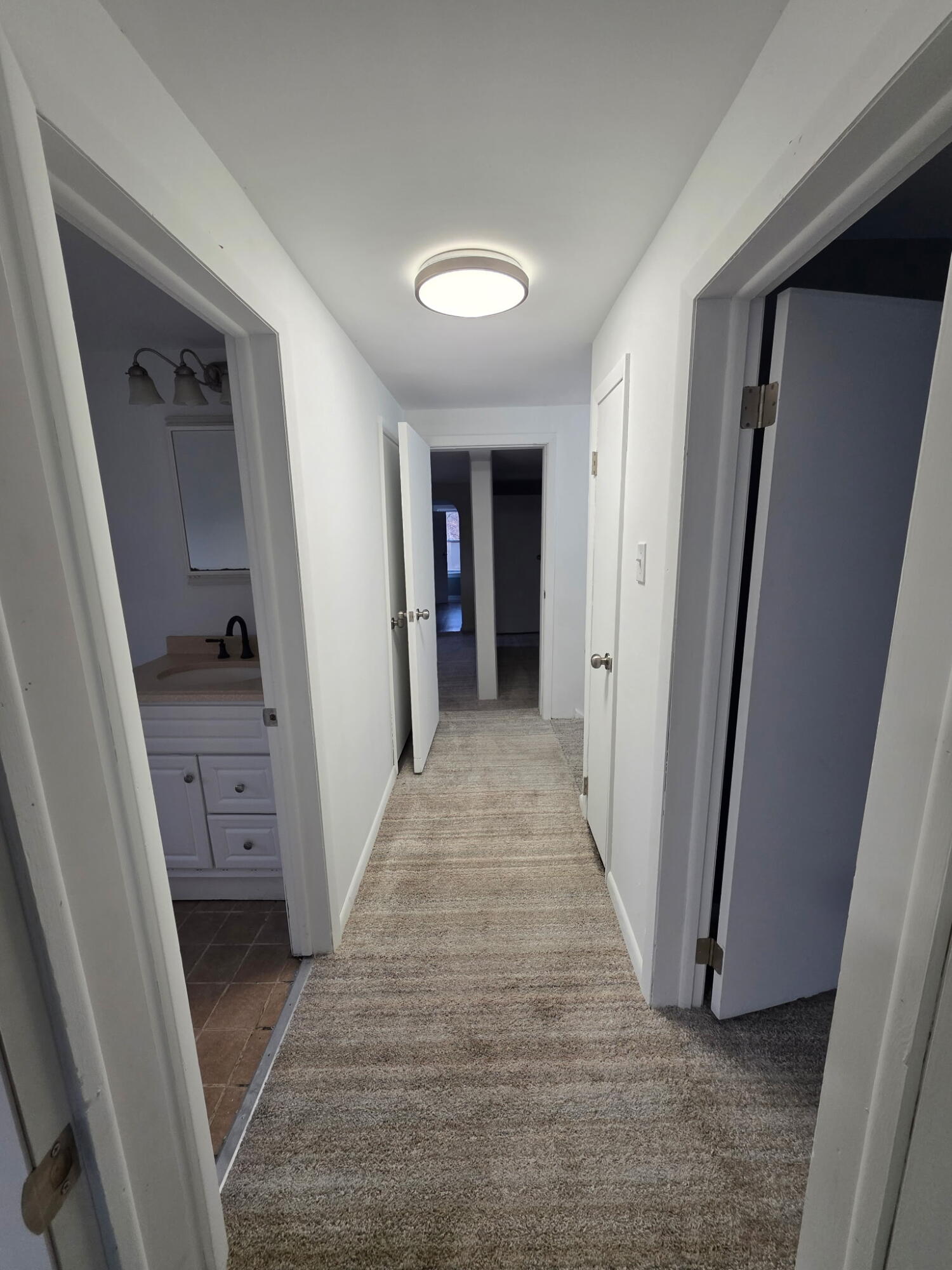 1033 Reder Road Griffith, IN 46319 - Photo 8 of 20 a view of hallway with stairs and a closet