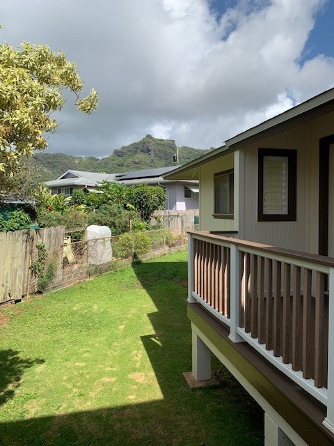 178 Eggerking Road Kapaa, HI 96746 - Photo 4 of 9 a view of a house with backyard from a patio